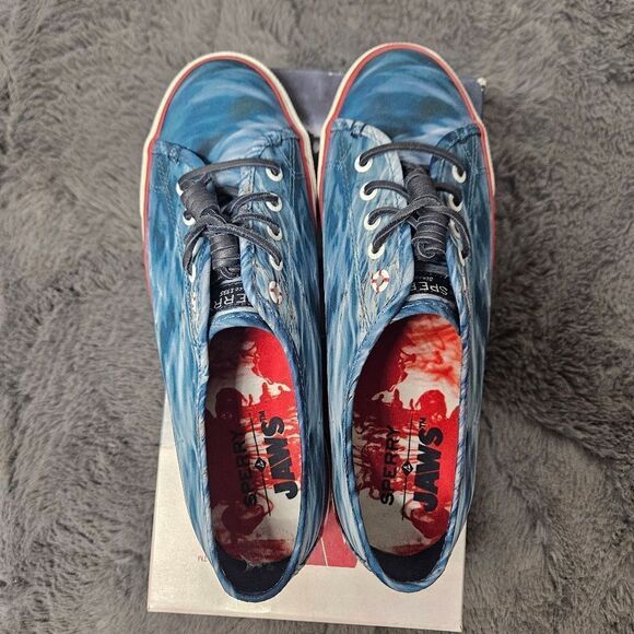 Limited Edition JAWS Sperry Sneakers Size 8 In Womens - Picture 7 of 12